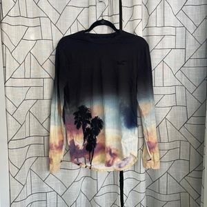 Guys Hollister long sleeve tee w sunset